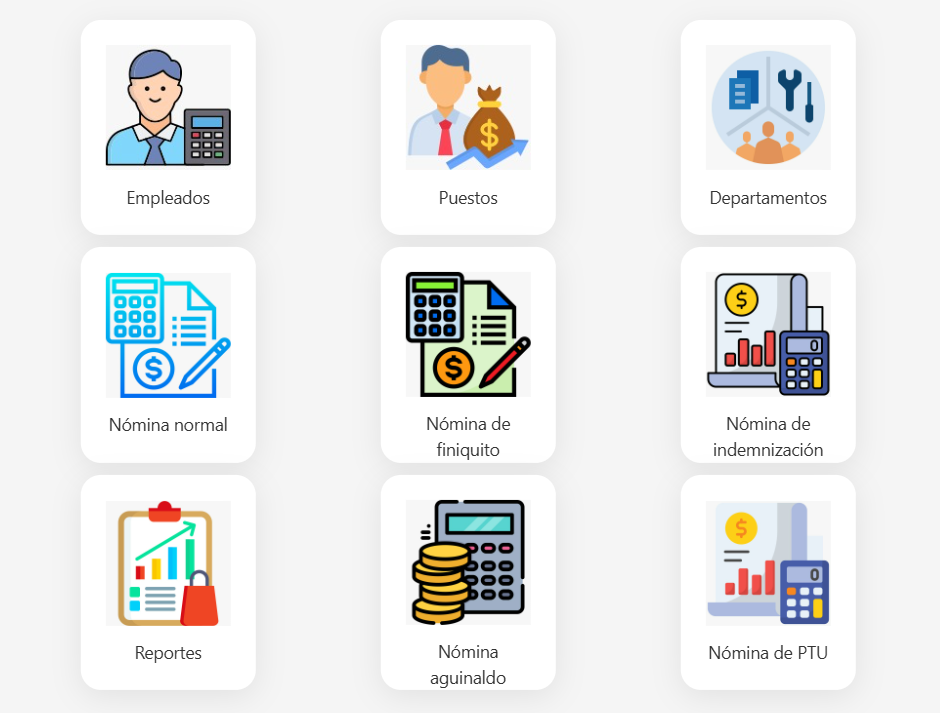 Módulo de nóminas